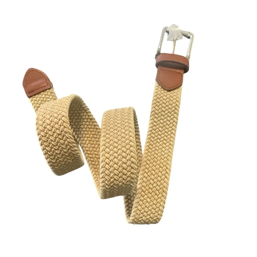 Stylish Tan Woven Belt for boys